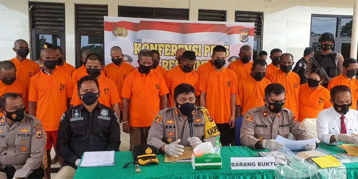 polisi-tangkap-belasan-pelaku-kejahatan-selama-maret